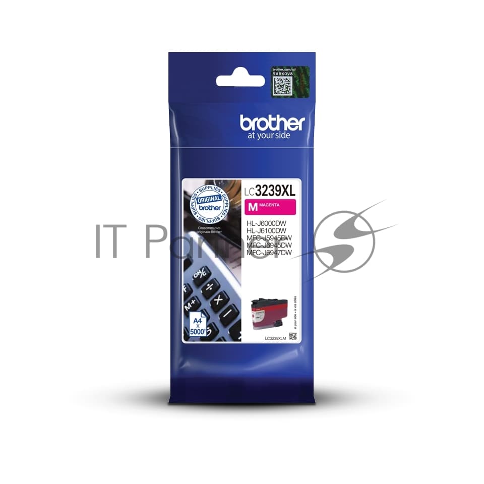 Картридж струйный Brother LC3239XLM пурпурный (5000 стр.) для BROTHER HL-J6000DW/MFC-J5945DW