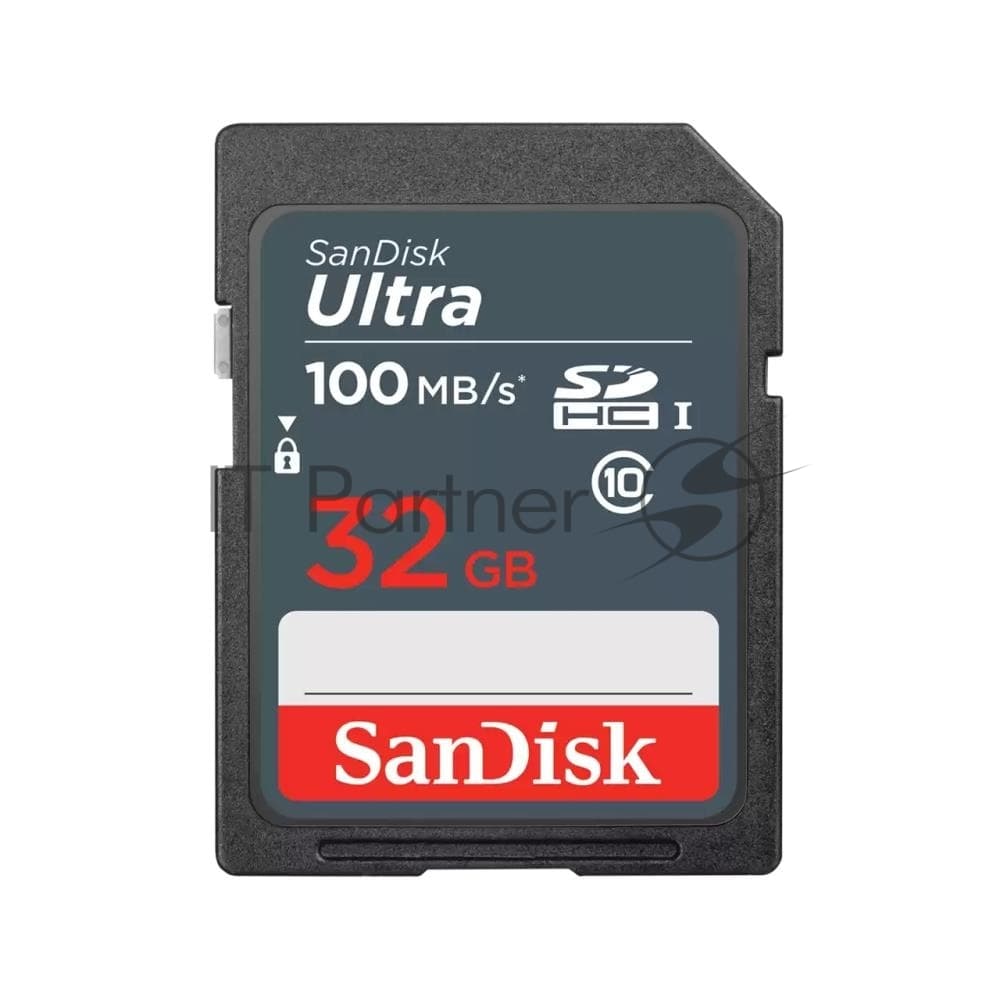 Флеш карта SD 32GB SanDisk SDHC Class 10 UHS-I U1 Ultra 100MB/s