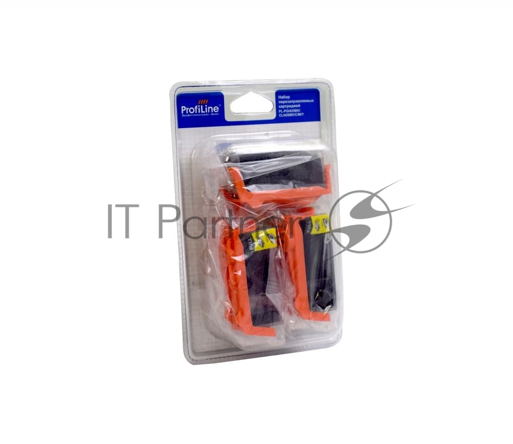 Перезаправляемые картриджи PGI 425/426 для Canon Pixma IP4840/IX6540/MG5140/MG5240/MG5340/MG6140/MG8140 водн заправленные 5 шт Black 19 мл Color 4*9,2 мл с чипом ProfiLine