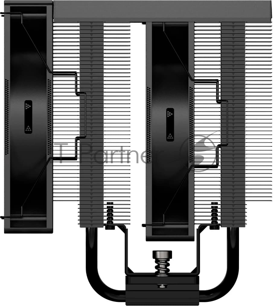 Кулер для процессора/ CPU Cooler PCCooler RT720 TC ARGB BK (270W, 4-pin PWM, 157.5mm, Al/Cu, 7x6mm, ARGB, 2x120mm, 73.32CFM, 34.9dBA, 2200RPM, S: 1851/1700/1200/115X, AM5/AM4, black)