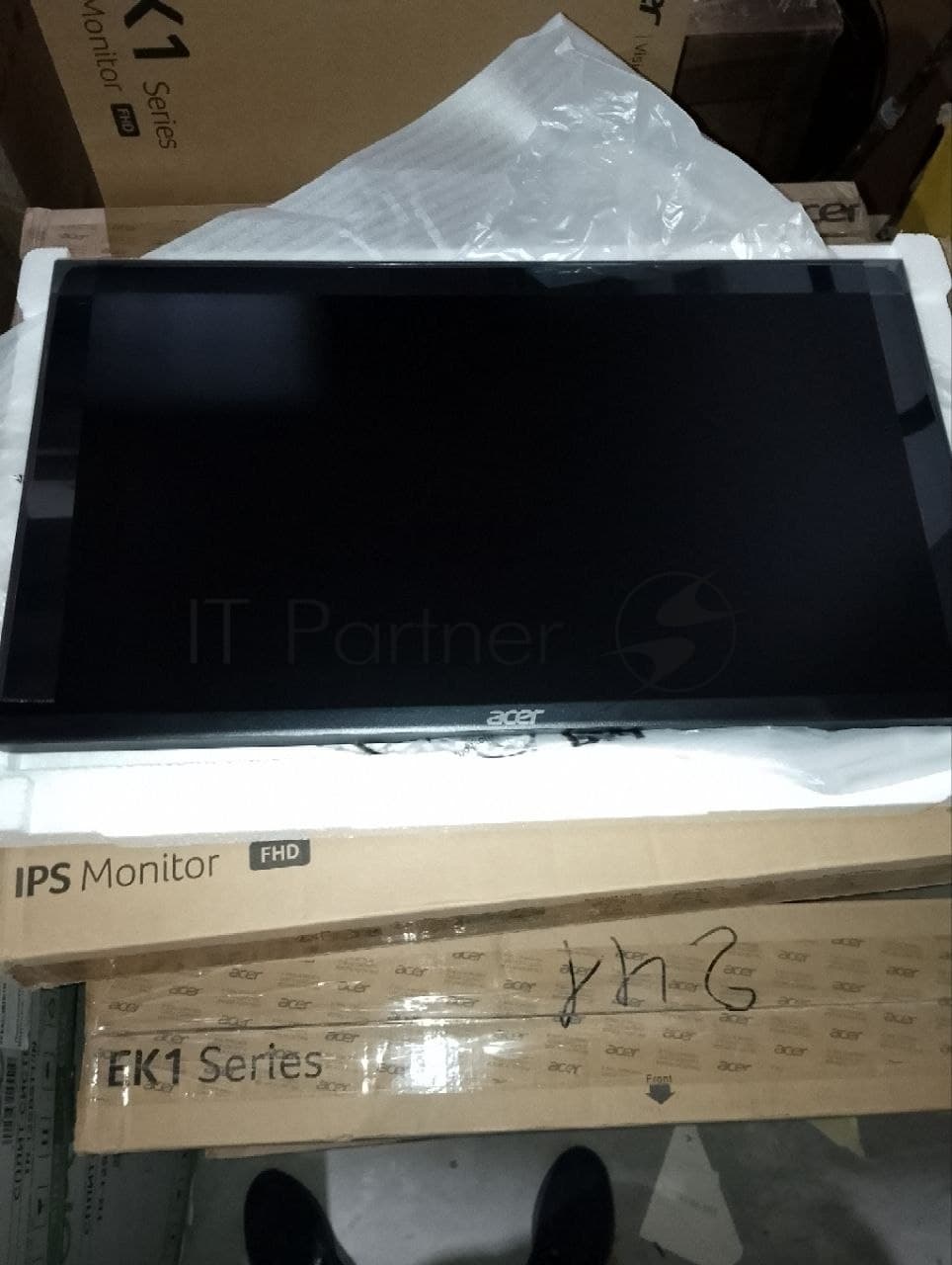 (Из ремонта) Монитор Acer EK221QHBI 21,5'', Black, 16:9, VA, 1920x1080, 5ms, 250cd, 100Hz, 1xVGA, 1xHDMI (Восстановленный товар после ремонта, полностью работоспособный)