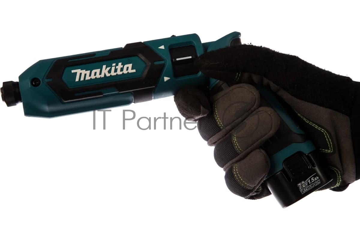 Отвертка аккумуляторная MAKITA TD022DSEак уд 7.2В 2х1Ач Li-Ion 2450об/м 25Нм 1/4'' 0.56кг сумка подсветка