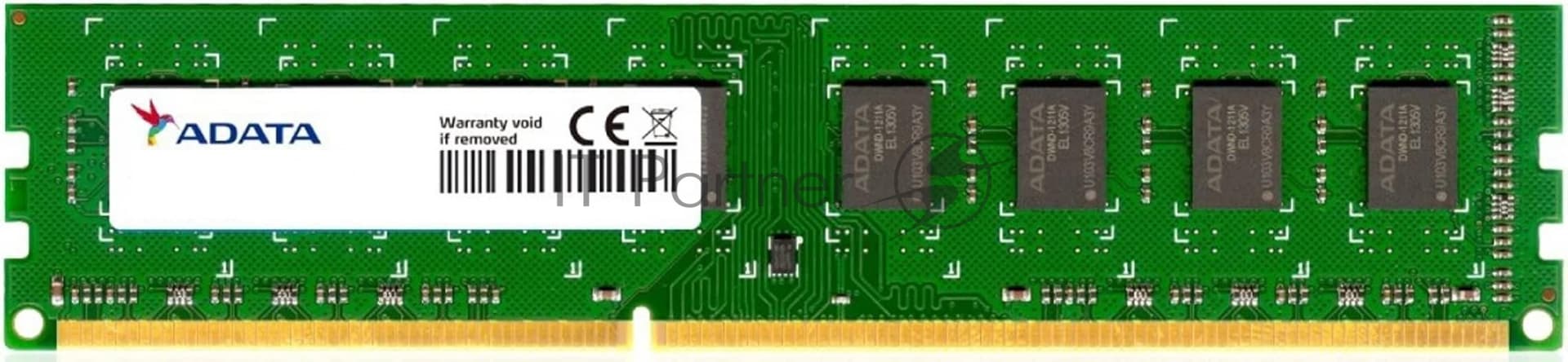 Оперативная память ADATA Premier, DDR3L, 4GB (1x4GB), 1600 MHz, CL11, без радиатора
