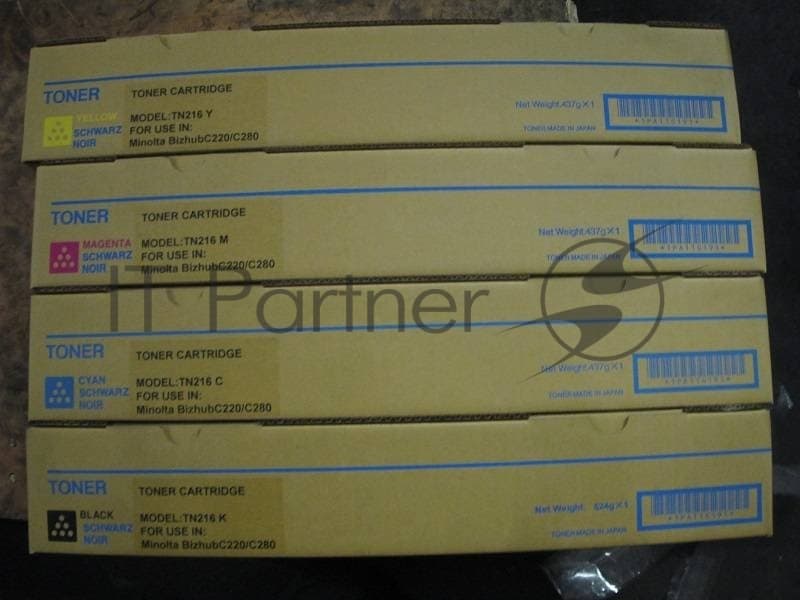 Тонер Konica-Minolta bizhub C220/280/360 TN-216M/TN-319M magenta 26K ELP Imaging®