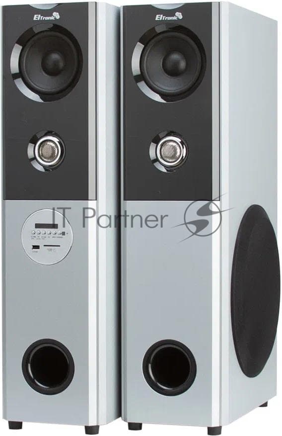 Колонка Eltronic 08" (20-82 HOME SOUND) динамик 6шт/2х8"; 2х4"; 2х1.5" комплект 2 колонки (серебро)