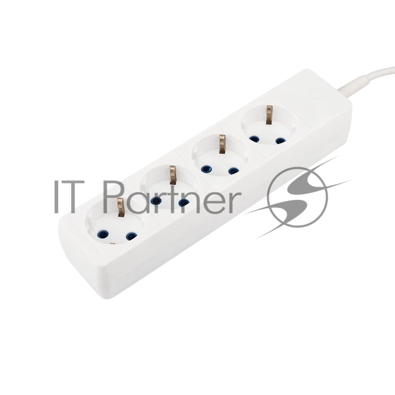 Удлинитель PROconnect 4 гнезда, 10 м, 3х0.75 мм², с/з, белый