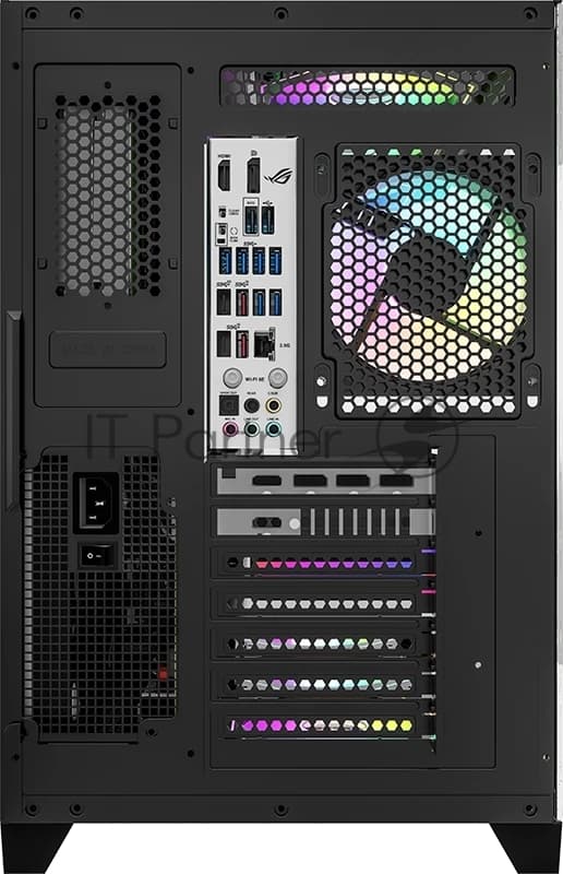 Компьютерный корпус AeroCool/Formula Crystal Z6 Floe черный без БП ATX 4x120мм 2xUSB3.0 1xUSB3.1 audio bott PSU