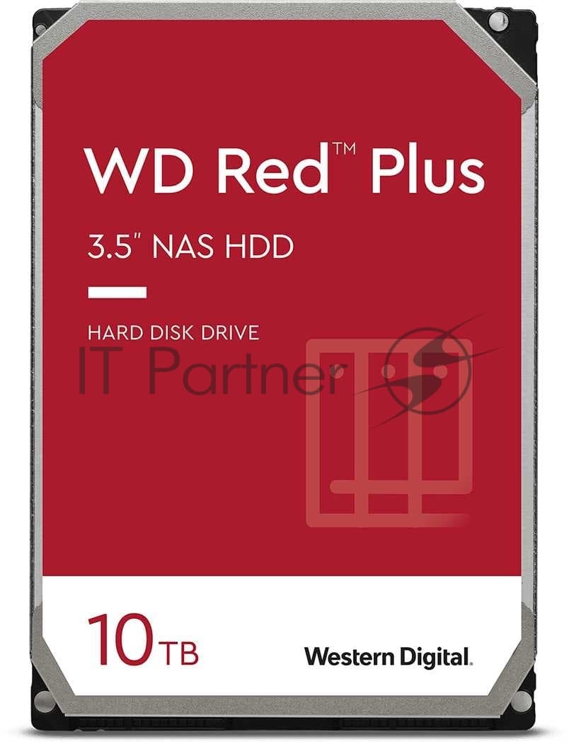 Жесткий диск NAS 10 TB WD WD101EFBX Red Plus 3.5", SATA3, 6Gb/s, 5400 RPM, 256Mb