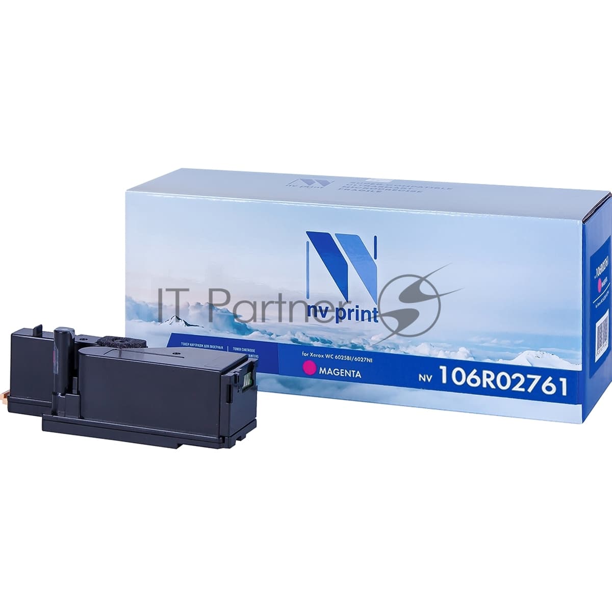 -/ Тонер-картридж NVP NV-106R02761 Magenta для Xerox Phaser 6020/6022/ / WorkCentre 6025/6027 (1000k)