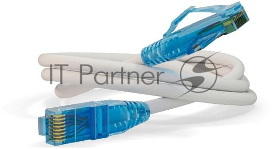 Патч-корд Hyperline U/UTP, Cat.6, LSZH, 1.5 м, белый