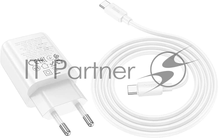 Сетевое зарядное устройство Hoco N63 Gentle 30W 3A (PD) белый