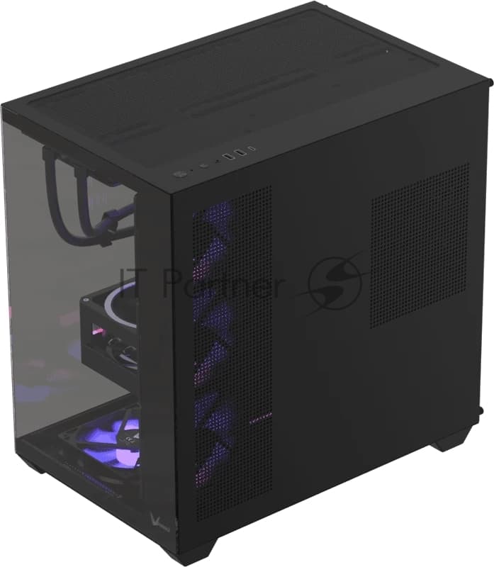 Корпус Formula Crystal Z2 V2 Black, Midi-Tower, чёрный