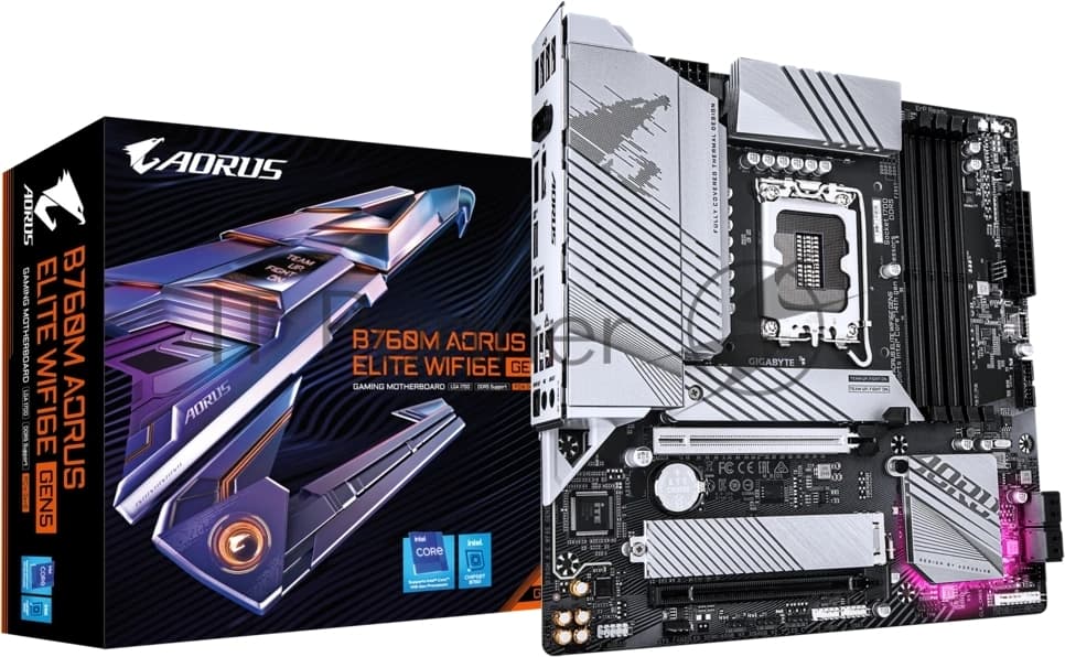 Материнская плата Gigabyte B760M AORUS ELITE WIFI6E GEN5
