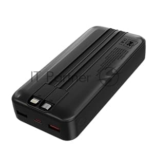 Портативный аккумулятор MORE CHOICE (4620202552815) PB35-20 20000mAh 2USB+1Type-C 3.0A 22.5W+PD20W+QC3.0 LE, черный