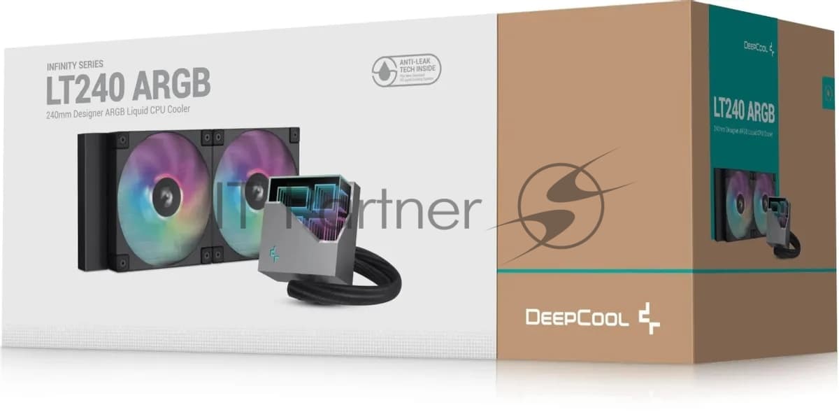Жидкостная система охлаждения Deepcool LT240 ARGB R-LT240-BKAMNC-G-1