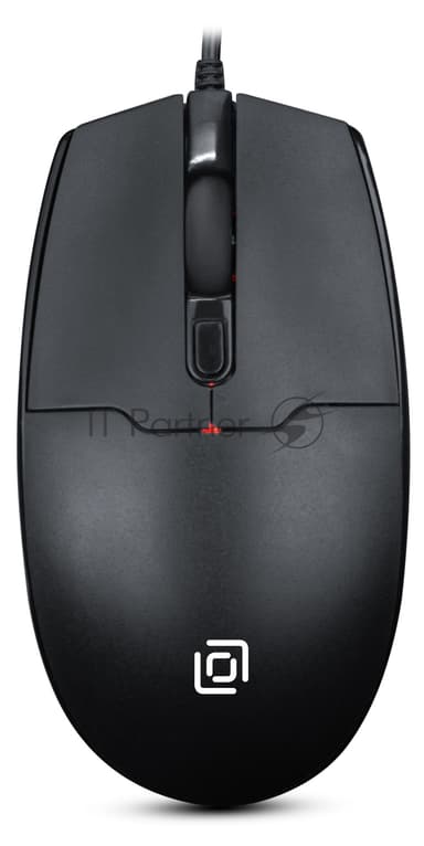 Мышь проводная Oklick 147M черный, 1600 dpi, PS/2, кнопки - 3