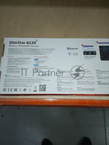 (Поврежденная упаковка) Комплект клавиатура+мышь беспроводной GENIUS SlimStar 8230 черный (USB, 1200dpi) (31340015408)