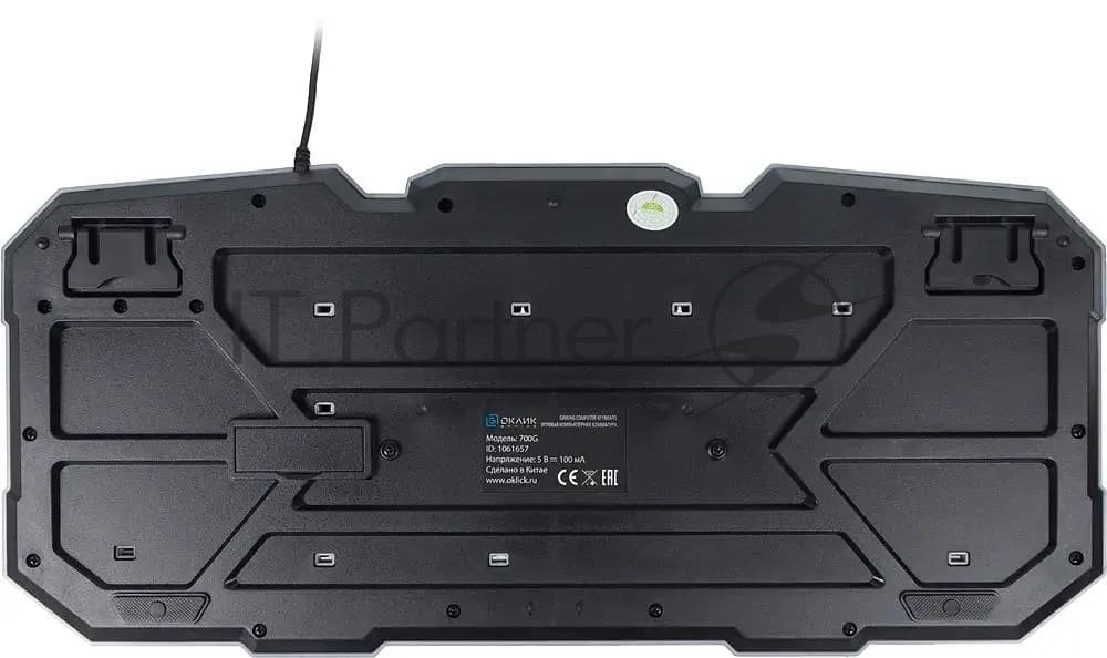 Клавиатура Oklick 700G проводная, USB Type-A, чёрный