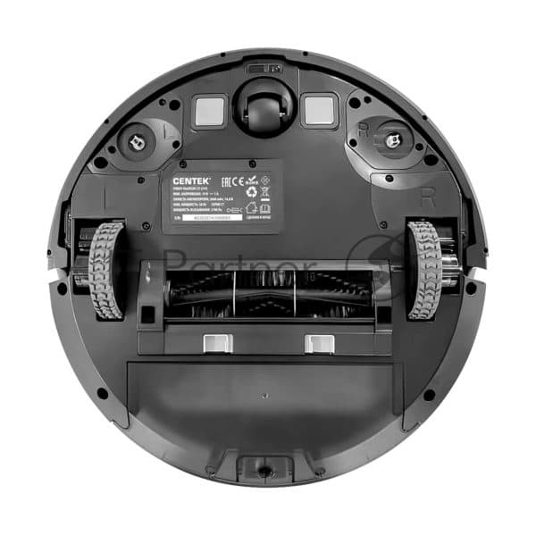 Робот-пылесос Centek CT-2741 черный/синий, 2600 мА·ч Li-Ion, уборка сухая/влажная, пылесборник контейнер 0.68 л