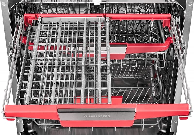Встраиваемая посудомоечная машина Kuppersberg/ KITCHEN RETAIL / Встраиваемая посудомоечная машина Kuppersberg, количество корзин: 3, ширина 60 см, 14 комплектов, электронное управление, цифровой дисплей, отсрочка старта до 24 часов, 7 программ, 7 температурных режимов, луч на полу, использование таблеток «3 в 1», тип сушки: конденсационная, индикация наличия соли и ополаскивателя, частичная защита от протечек, самодиагностика, уровень шума 47 дБ, класс энергопотребления А++, "луч на полу"