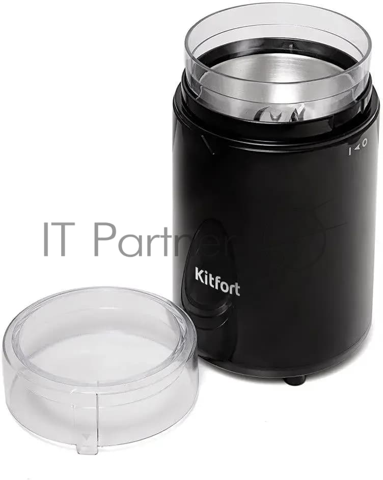 Кофемолка Kitfort КТ-1314 Напряжение: 220 - 230 В, 50/60 Гц.Мощность: 150 Вт.Вместимость: 60 г зерен.