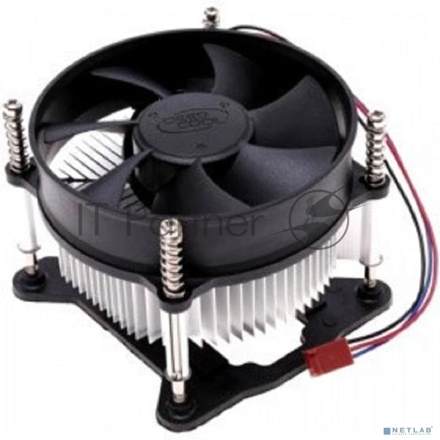 Кулер для процессора DEEPCOOL CK-11508 V2 черный, 92 мм, алюминий, 2200 об/мин, 25 дБ, 3 pin, 65 Вт, 70 мм