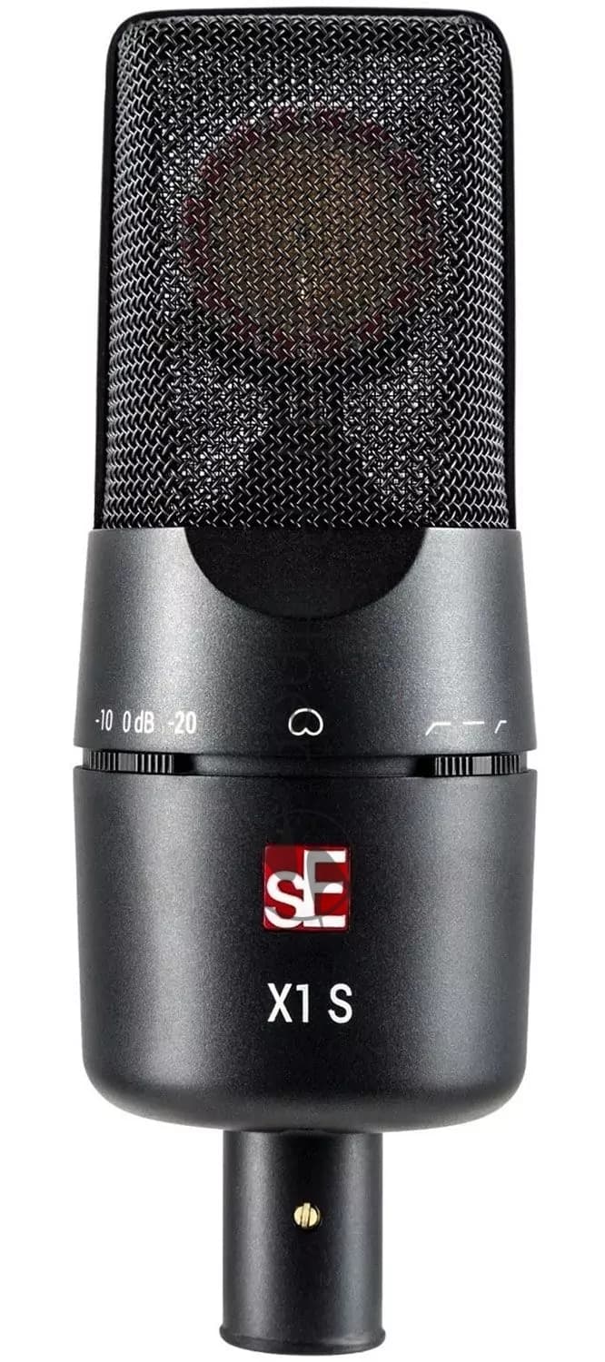 Микрофон конденсаторный sE Electronics X1 S 20 Гц 20 кГц, динамический диапазон: 131 / 141 / 151 дБ, кардиоида, комплектация: поворотный микрофонный зажим, адаптер с резьбой