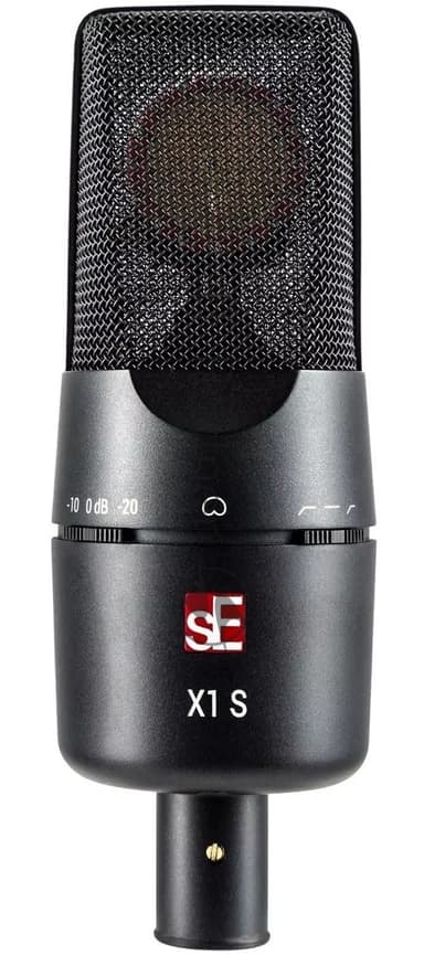 Микрофон конденсаторный sE Electronics X1 S 20 Гц 20 кГц, динамический диапазон: 131 / 141 / 151 дБ, кардиоида, комплектация: поворотный микрофонный зажим, адаптер с резьбой