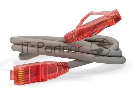 Патч-корд Hyperline U/UTP, Cat.5e, LSZH, 2 м, серый