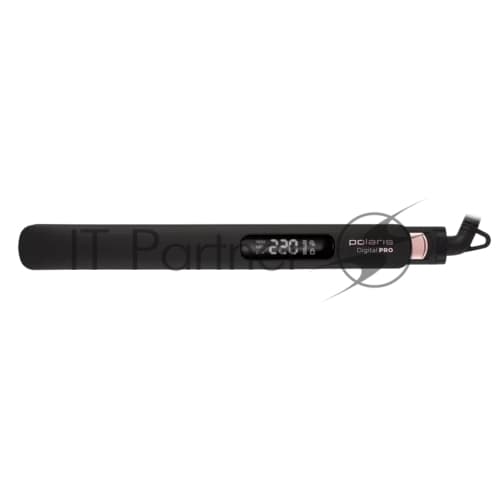 Выпрямитель для волос Polaris PHS 5012KT UltraSlim Digital Pro черный/розовое золото, 25 мм, 220 °C, 13 режимов