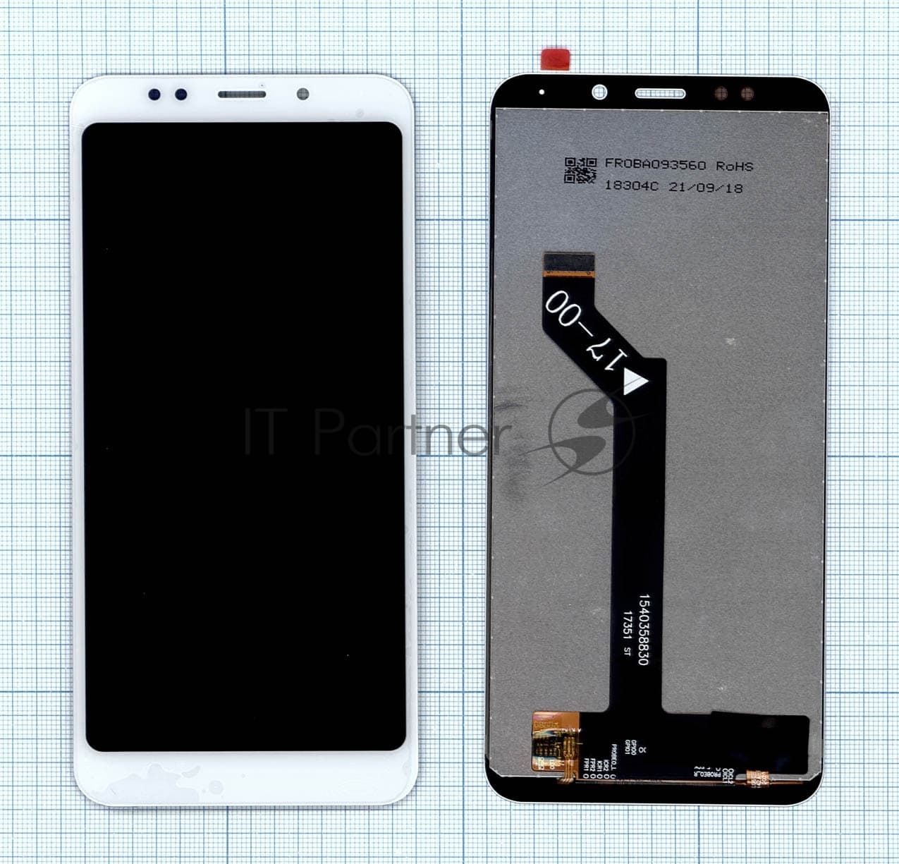 Дисплей для Xiaomi Redmi 5 Plus (Small size) белый