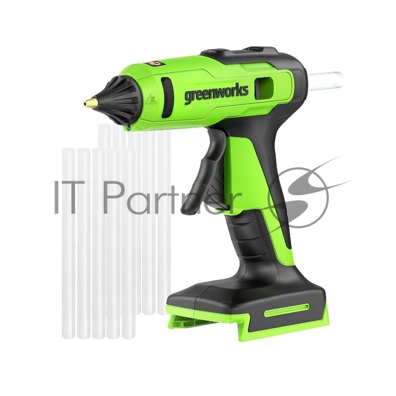 Клеевой пистолет Greenworks G24GLG стерж.:11мм