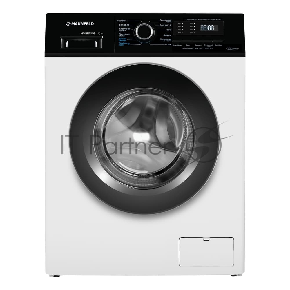 Стиральная машина LG F4J6TNPOW белый, загрузка фронтальная 8 кг, 1400 об/мин, класс A