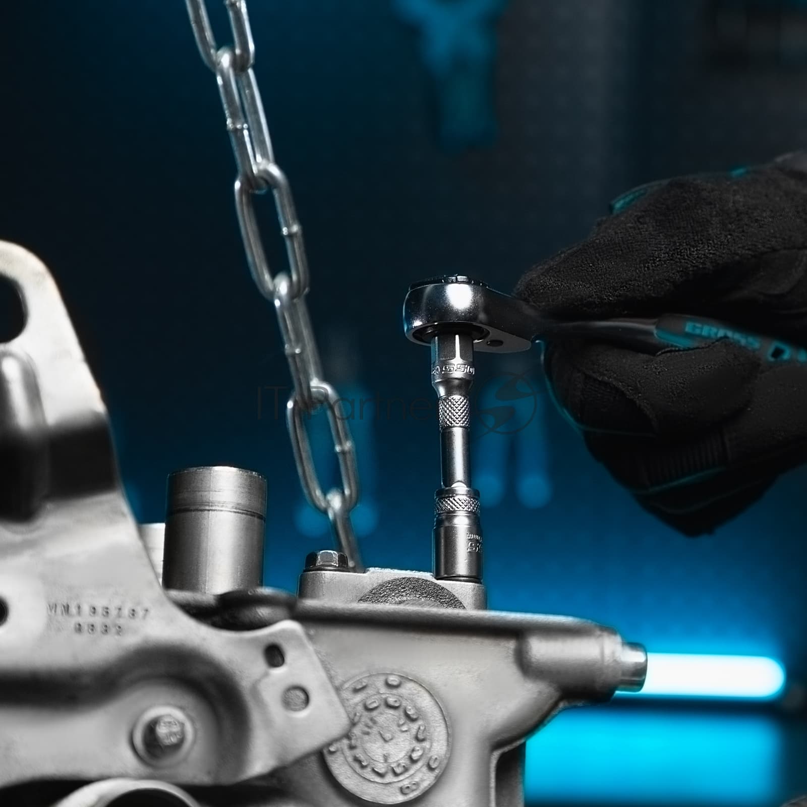 Набор инструментов Gross 1/4", CrV, 120 зубьев, 42 предмета