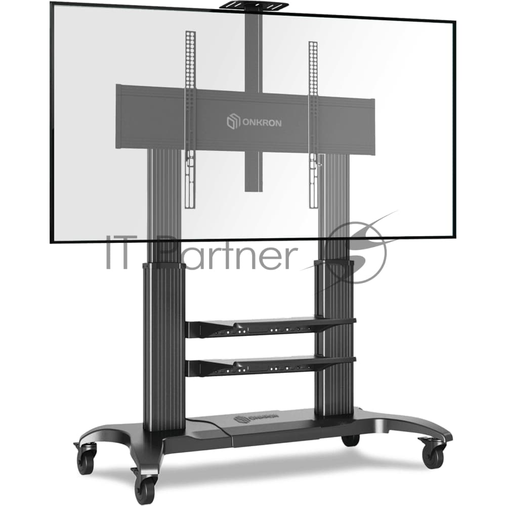 Стойка для телевизора с кронштейном ONKRON TS2811 60"-100", мобильная, черная