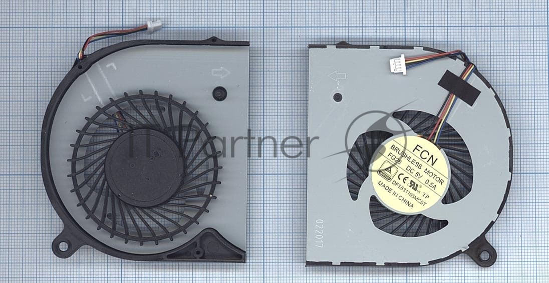 Вентилятор (кулер) для ноутбука Acer Aspire V15 Nitro VN7-591 (левый)