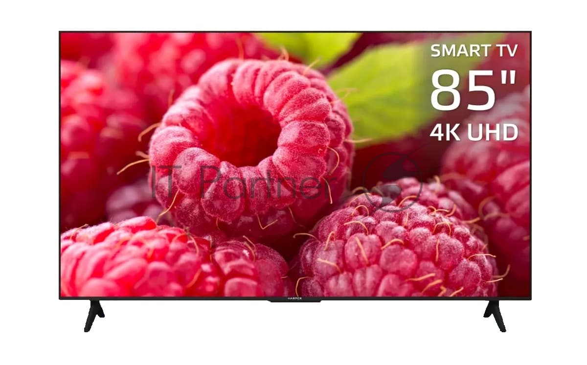 Телевизор Harper 85" 86U770TS черный LED 4K UHD 60Hz Android TV 2GB/16GB