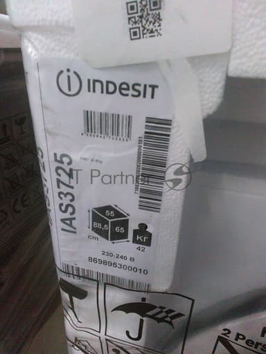 (Поврежденная упаковка) Сушильная машина Indesit IAS3725 белый, 7 кг, сушка - конденсационная, программ - 15, 59.8 x 84.6 x 56 см