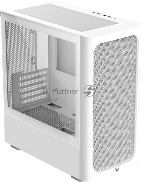 корпус Formula V Line Air Mesh G3 Plus White, MATX, Type-C*1, USB3.0*2, FRONT 3x120mm FRGB, REAR 1x120mm FRGB