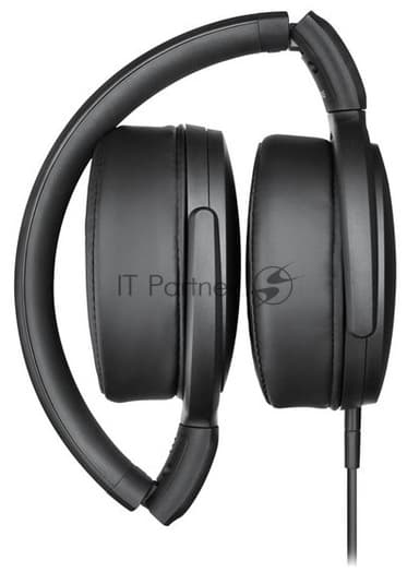 Наушники Sennheiser HD 400S накладные складные закрытые 18-20000Гц съемный кабель 1,4м, угловой jack 3.5мм, 120дБ, микрофон, черные, 508598