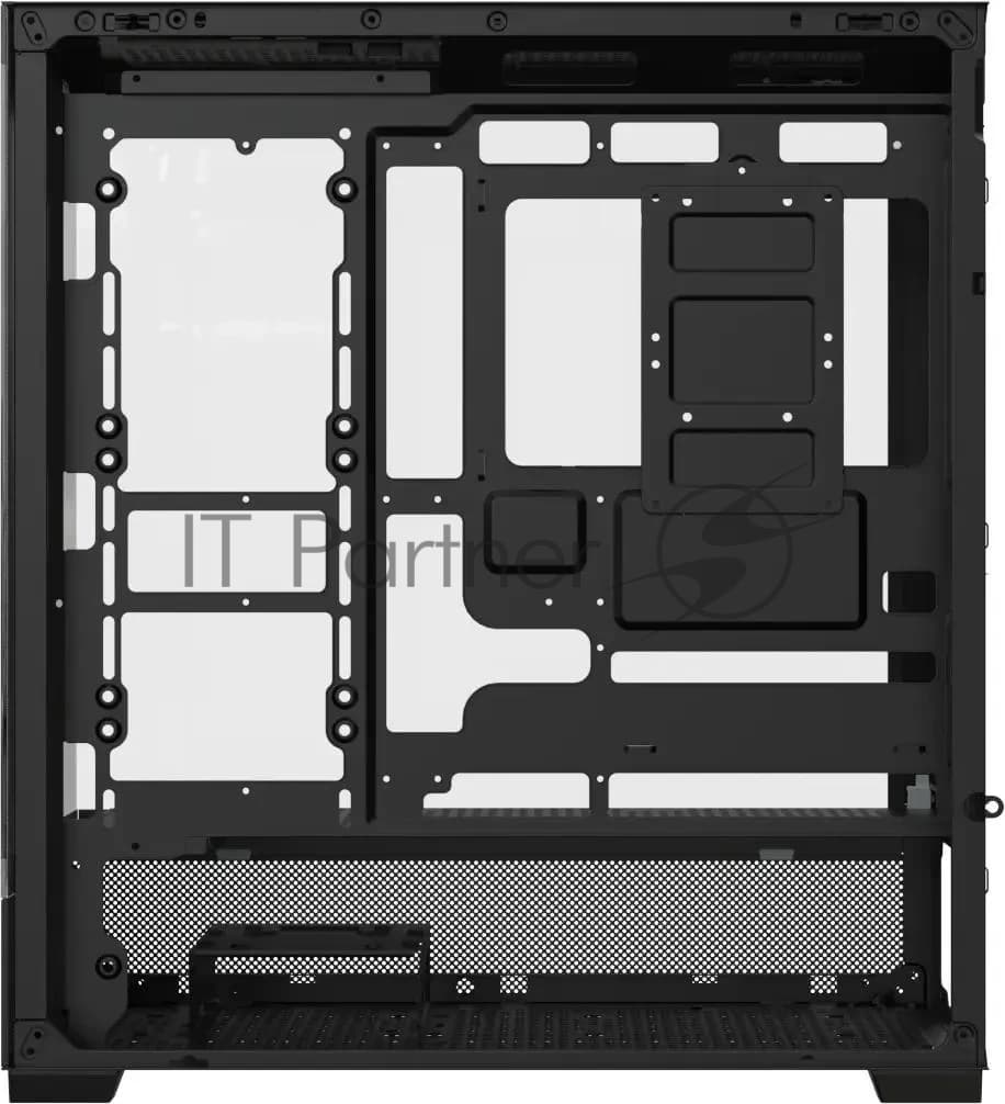 Компьютерный корпус Aerocool/Formula Crystal Z2 Plus FR черный без БП ATX 5x120мм 1xUSB 2.0 2xUSB 3.0 1xUSB3.1 audio bott PSU