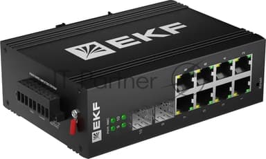 Коммутатор EKF TSX-ML2-2GX/SFP-8GTP, 8×1 Гбит/с PoE + 2×1 Гбит/с SFP, управляемый