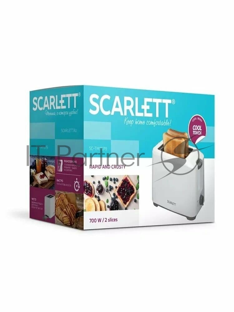 Тостер Scarlett SC-TM11019 700 Вт, белый