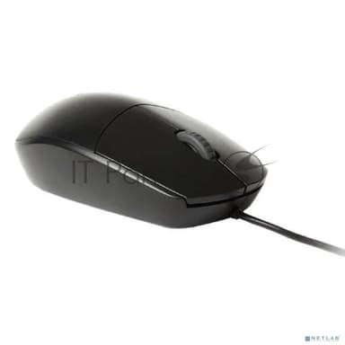 Мышь проводная Rapoo N100 черный, 1600 dpi, USB, кнопки - 3