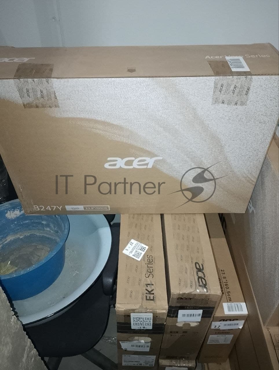 (Поврежденная упаковка) Монитор Acer B247YGbmiprzxv 23,8'', 16:9, IPS, FHD, 4ms, 250cd, 120Hz, VGA, HDMI, DP, USB, SPK, HAS UM.QB7CD.G02 (Новый товар в заводской упаковке с повреждениями)
