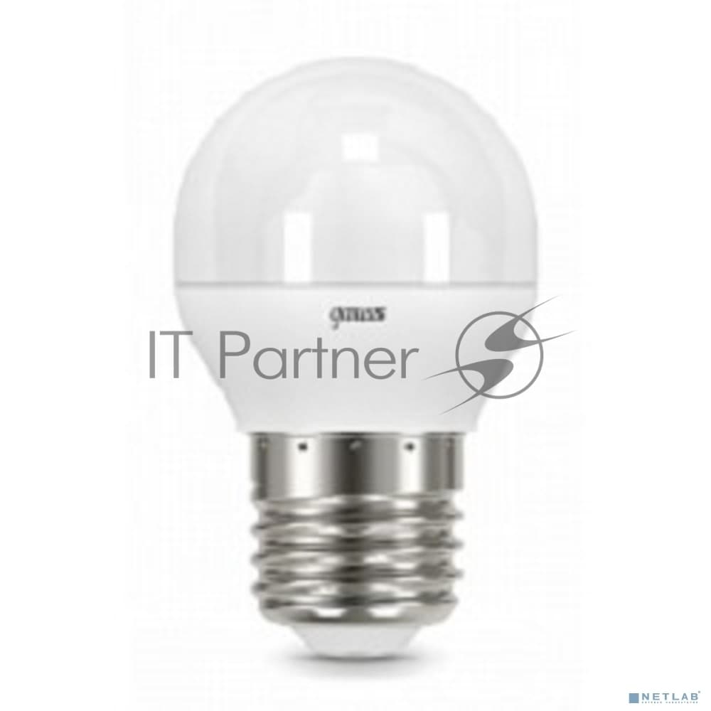 Лампа светодиодная Gauss LED Шар E27 9.5W 890lm 3000K 1/10/50