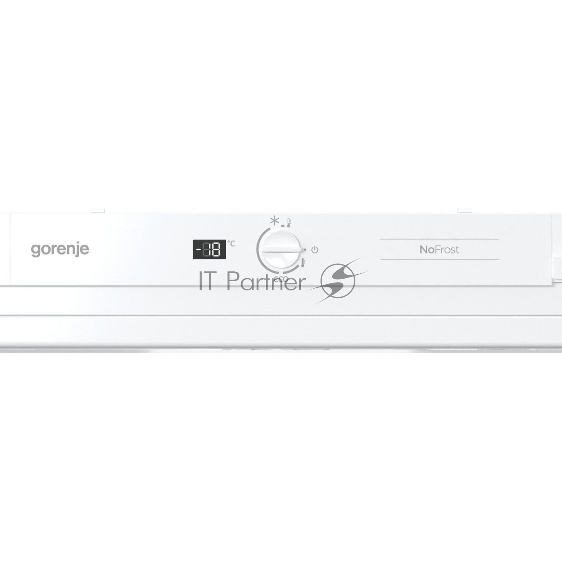 Встраиваемый морозильный шкаф Gorenje/ Встраиваемый морозильный шкаф Gorenje, полезный объем 212 л, NoFrost, быстрое замораживание, LED освещение, цифровой дисплей, электронное управление, визуальная сигнализация об открытой дверце/превышении температуры, R600A, инверторный компрессор, энергоэффективность А+, цвет белый