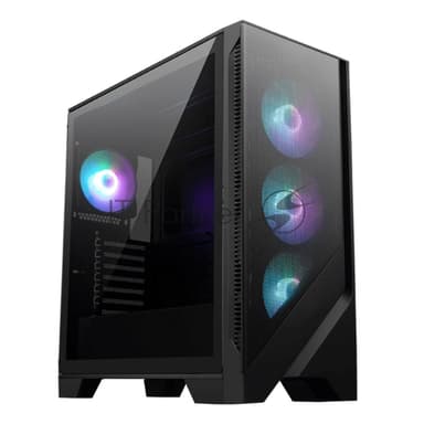 Корпус MSI MAG FORGE 320R Airflow, Midi-Tower, чёрный, 4 x 120 мм