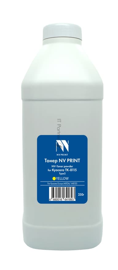 Тонер NVPrint Kyocera ТК-8115 Tуре2 (250г) Yellow для Ecosys M8124, M8130