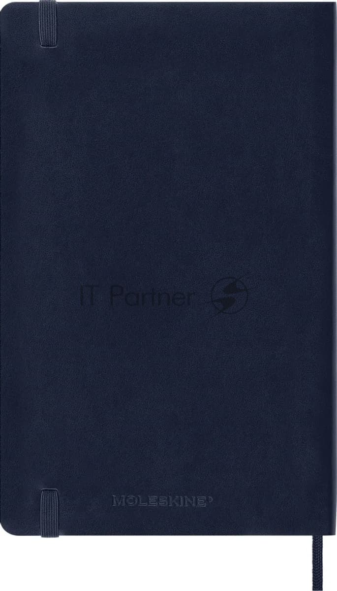 Блокнот Moleskine CLASSIC SOFT QP617B20 Large 130х210 мм 192 стр. клетка мягкая обложка синий сапфир